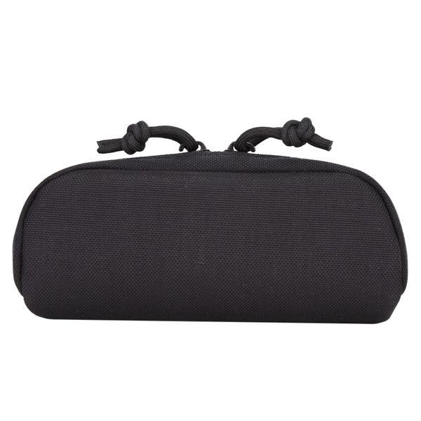 

portable sunglasses box storage zipper nylon eyeglasses protector hard case, Black
