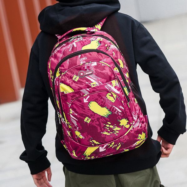 

waterproof oxford fabric school backpacks for boys print school bags for girls lapbackpack teenagers schoolbag