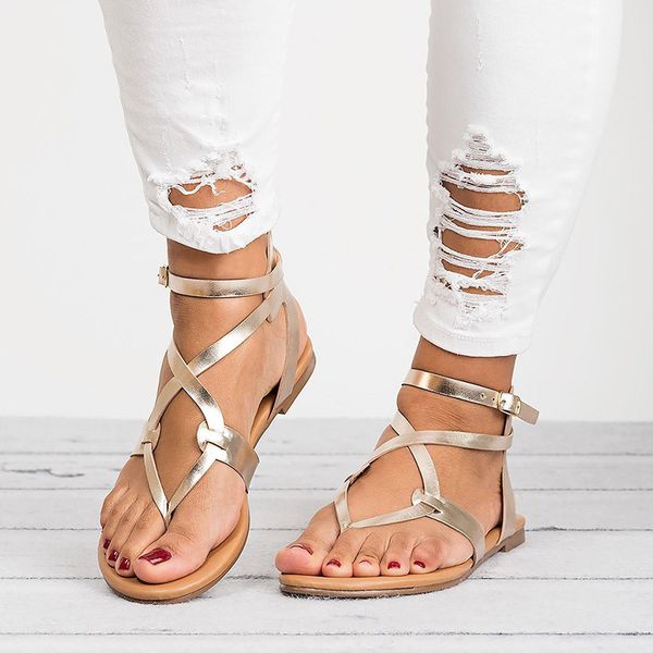 

women sandals nice fashion bandage gladiator sandals summer shoes woman casual rome style flat beach chaussures femme, Black