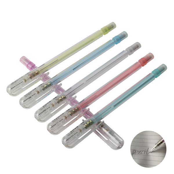 

1pcs pentel a105 0.5mm mechanical pencil refill eraser set primary medium school student mechanical pencils stationery, Blue;orange