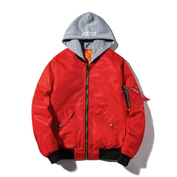 

сплошной цвет ma1 летные куртки мужские женские бомберы куртки толстовки пара бейсбольные пальто весна осень теплое пальто плюс размер одежд, Black;brown