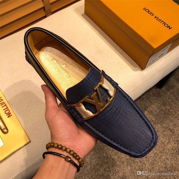 

19fw pointed toe mens dress shoes pu leather luxury brands shoes zapatos de hombre men flats office wedding party formal shoes i bonsin, Black