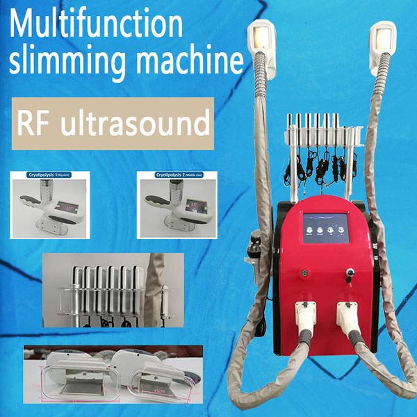 

2 different cryo treatment ultrasonic cavitation cryotherapy fat ing cold slimming cellulite reduction body contour machine