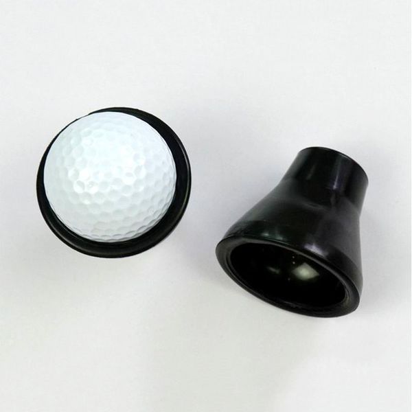 Heißer Verkauf Gummi Golf Ball Retriever Golf Training Aids Abholen Werkzeuge Ball Putter Grip Retriever Gerät Pickup Saugnapf Werkzeuge