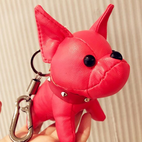 

designer handbags bulldog pendant bags pendant car decoration luggages bag parts accessories gift ugly doll ornaments cute, Black
