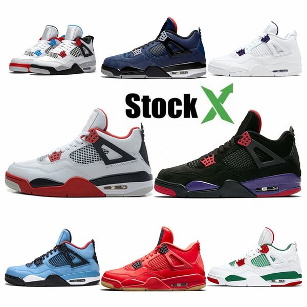 

2020 black cat jumpman 4 4s basketball shoes 1 4s high court purple white men designer sneakers 11 14s bred concord 45 trainers #801