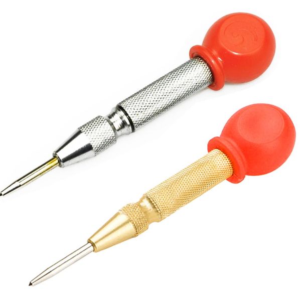 

automatic center punch 1pcs/lot length 130mm spring loaded chrome rivet screw hss auto mark hole a set of tools on a tree