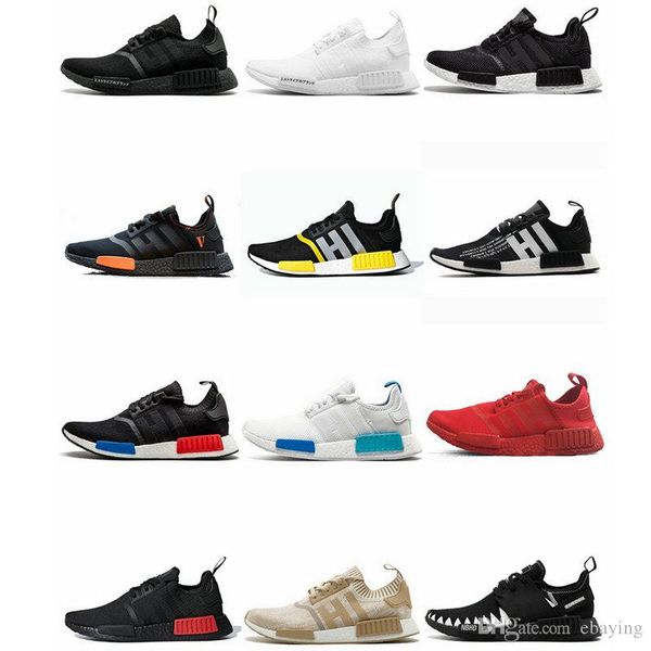 

nmd r1 mens running shoes thunder military white oreo atmos tri-color men women mastermind japan sport nmds xr1 trainers pharrell sneakers