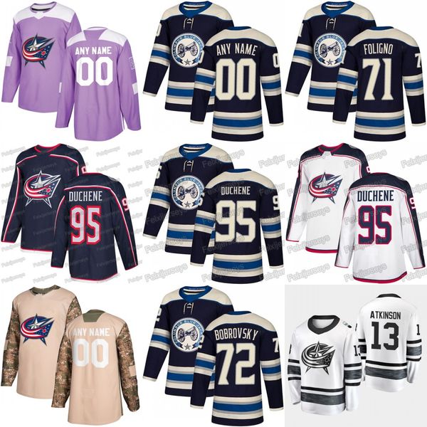 

95 matt duchene columbu blue jacket cam atkin on artemi panarin duboi ergei bobrov ky nick foligno boone jenner wennberg jer ey