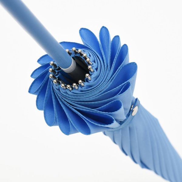 

tiohoh 16k umbrella rain women strong windproof long umbrellas ladies sky blue style golf umbrella girls ultra-light paraguas