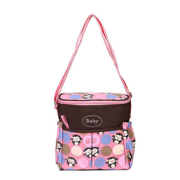

portable cartoon mammy bag multi-function messenger bags maternity nappy printed babies bag travel picnic mummy baby care