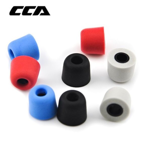 

Cheap phone Accessories CCA 1pair(2pcs) 5mm Noise Isolating Memory Foam Ear Tips Ear Foam Eartips For In Ear Earphone Earbud Headset For