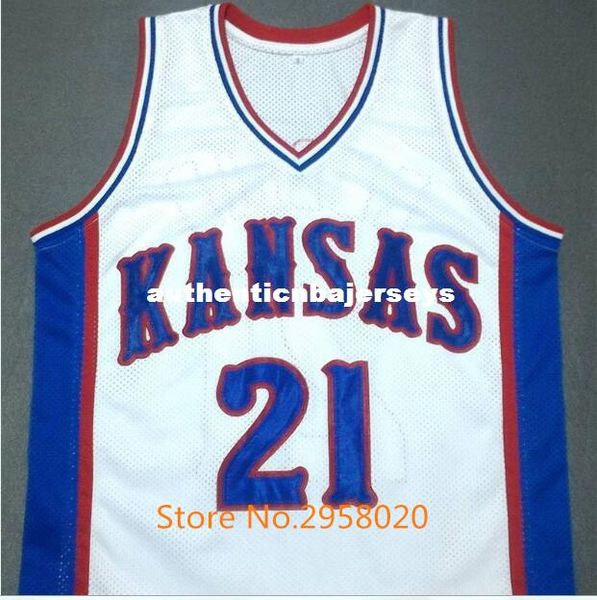 

custom joel embiid kansas jayhawks college ku basketball jersey embroidery stitched custom any name and number, Black;blue