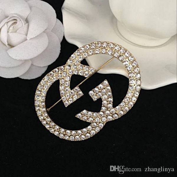 

2019new corlorful кристалл эмаль брошь женщины известный дизайнер костюм костюм броши лацкан булавка партии свадебные украшения accessories0, Gray