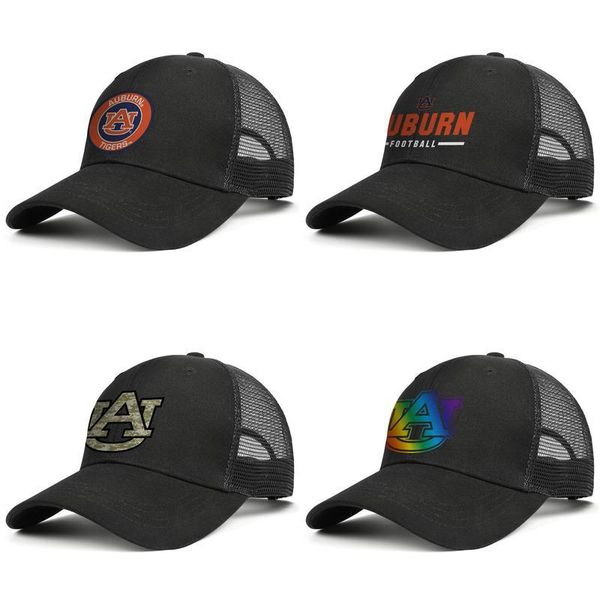 

auburn tigers круглый логотип черные мужские и женские дальнобойщик крышка стили бейсбол дизайнер hipster сетки шляпы баскетбол камуфляж лог, Blue;gray