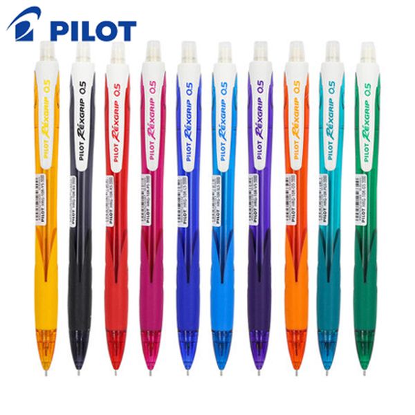 

pilot 8 pcs/lot hrg-10r japan multicolor mechanical pencil 0.5 mm office and school stationery wholesale, Blue;orange