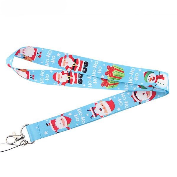 

o424 оптовая продажа 20 шт. / лот санта-клаус талрепы id значок веревка цепи ожерелье id card pass тренажерный зал мобильный держатель значк, Silver