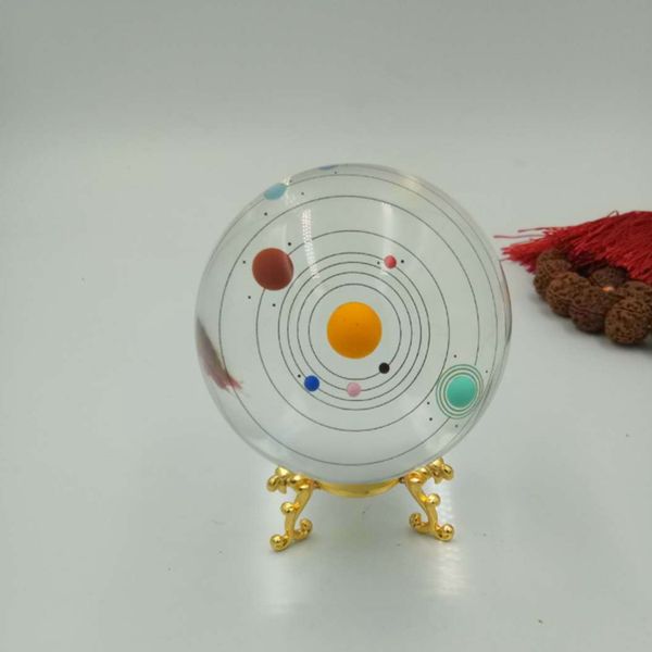 Acheter Système Solaire Miniature Boule De Cristal Planète Boule De Cristal Cadeaux Enfants Jouets Maison Table Décoration Artisanat De 2362 Du