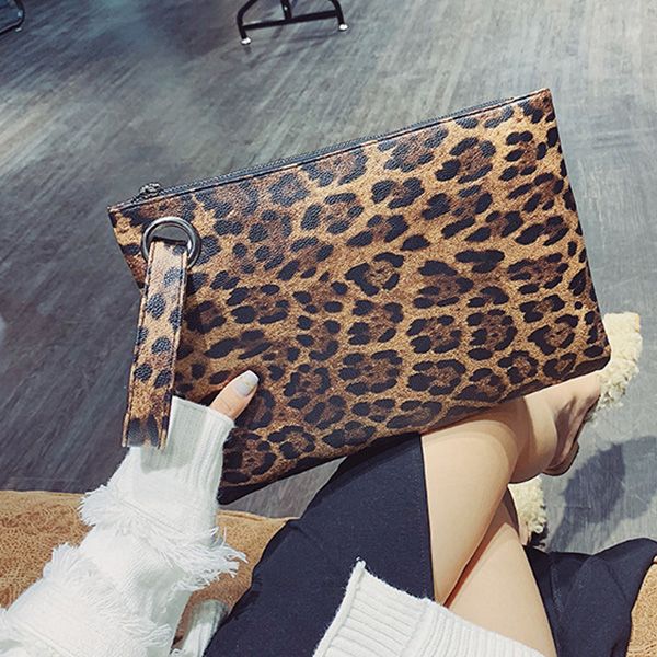 

Spring women leopard bag tripe handbag blank leopard wri tlet bag fa hion new tyle monogrammed quick hip
