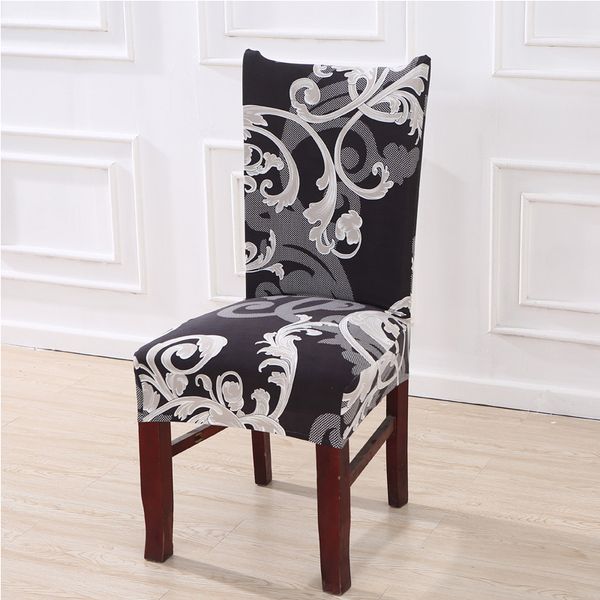 

universal elastic chair cover dining spandex kitchen chair covers banquet seat cover anti-dirty housse de chaise slipcover