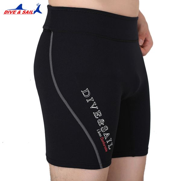 

dive&sail 1.5mm neoprene diving shorts wetsuit short pants for men or women winter swimming rowing sailing surfing warm