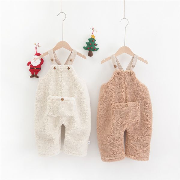 

2020 new kids комбинезон высокого качества утолщаются овечьей комбинезон для мальчиков ребёнков брюки 1 2 3 4 5 6 лет малышей подгузники y20, Blue