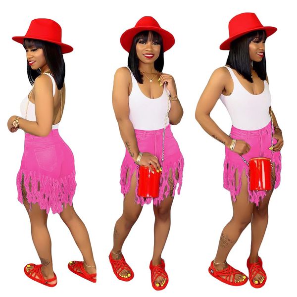 

women fashion vintage tassel shorts jeans high waist short jeans casual denim shorts plus size sexy, White;black