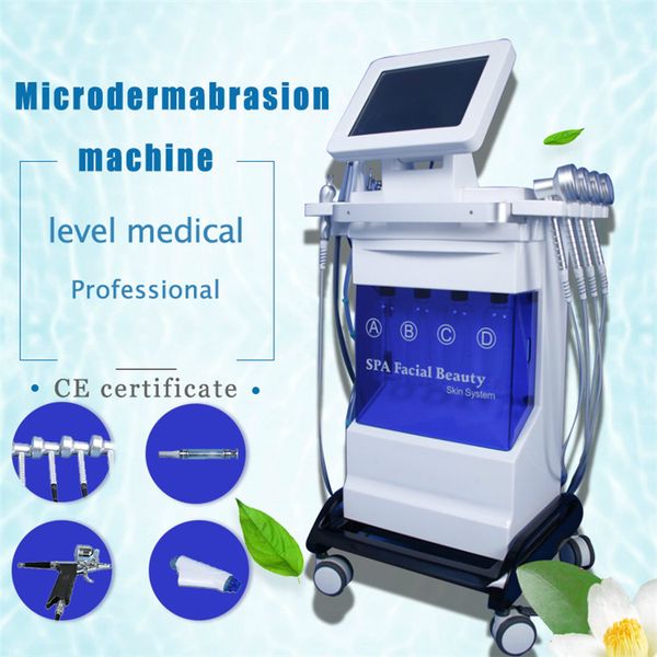

5 в 1 hydrafacial dermabrasion машина очистки кожи машина лицо liting гидро кожи лица уход за кожей отбеливания омоложение красоты