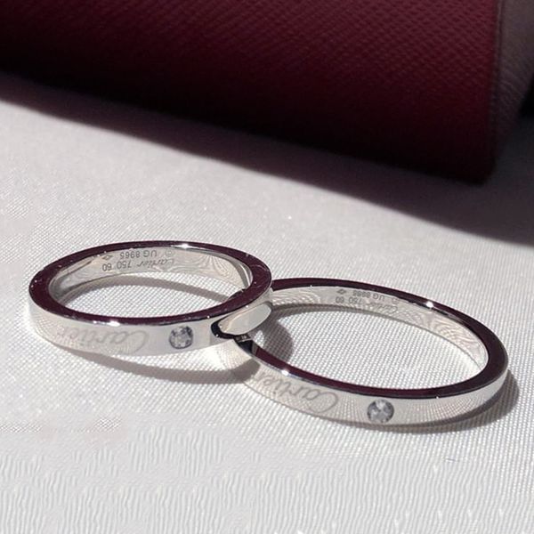 

кольца роскошь бриллиантовое кольцо любовь известный бренд корзина дизайнер ювелирных изделий стерлингового серебра 925 обручальное кольцо с, Silver