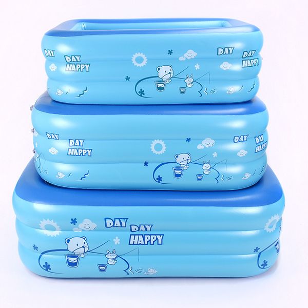

2020 new children bathing tub 120/130/150cm baby home use paddling pool inflatable square swimming pool kids inflatable pool ing