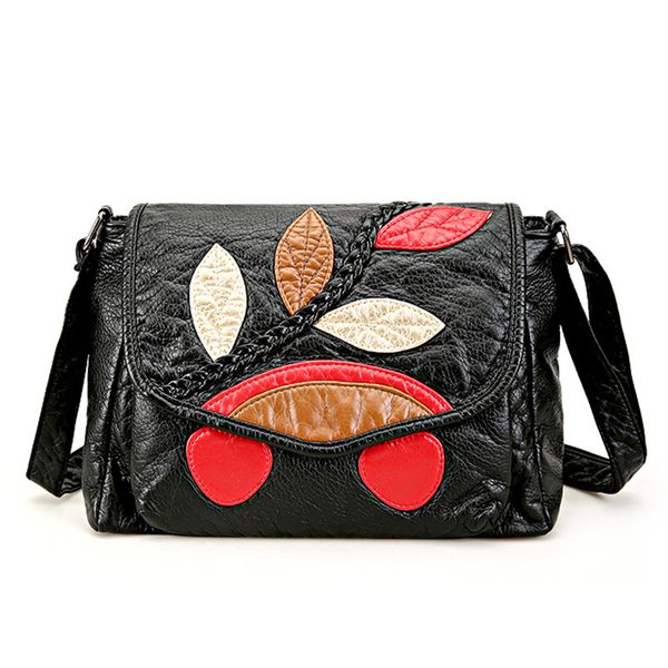 

new women small shoulder bag for women messenger bags ladies soft pu leather handbag black crossbody bag 2019