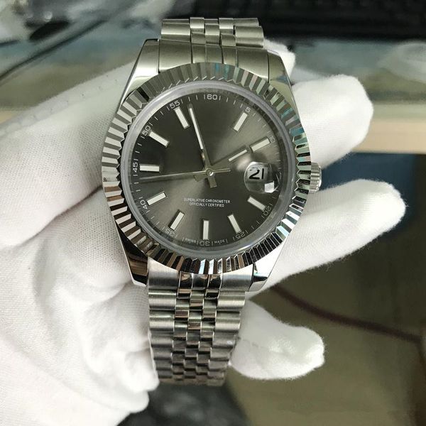 

mens movement watches factory supplier luxury sapphire automatic 36mm mechanical president 118238 watches, Slivery;brown