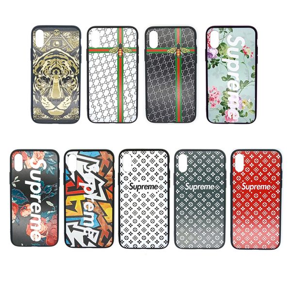 

Luxury brand cell phone ca e up cale 2 in 1 for iphone xr 6 7 8 x plu x max oft edge phone ca e