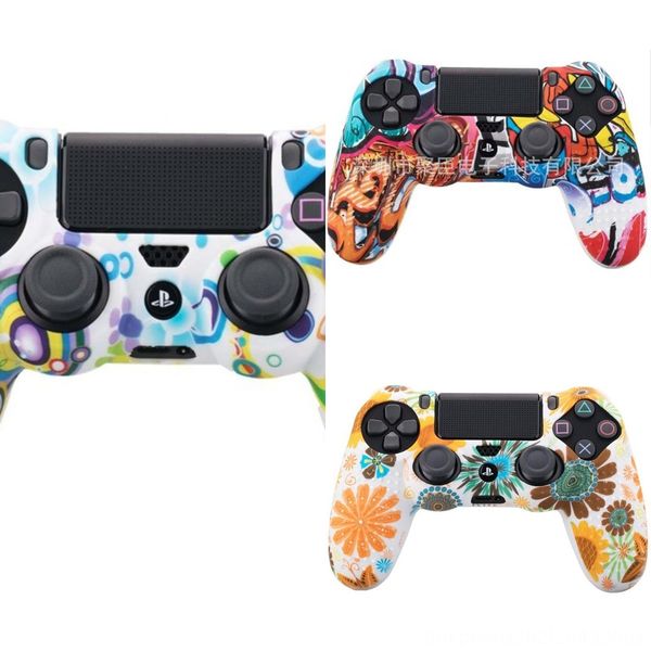 

0okjy heightened soft silicone sony 4 grip cap cover case skin for anti-slip play station 4 ps joystick ps4 game accessories