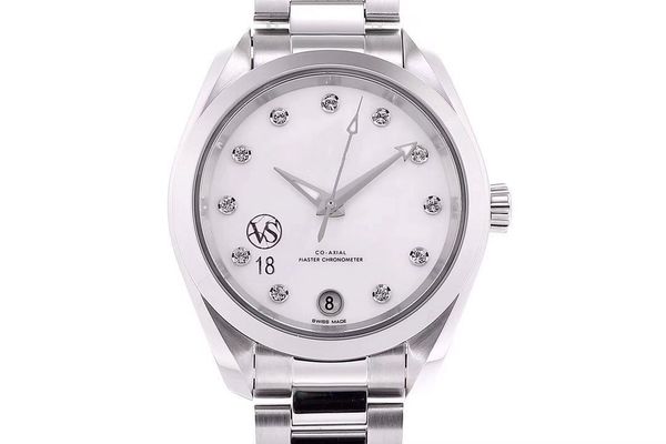 

vs factory crime lady mechanical watch 8800 movement watch by 34mm wave anti-reflection wear sapphire mirror woman watch, Slivery;brown