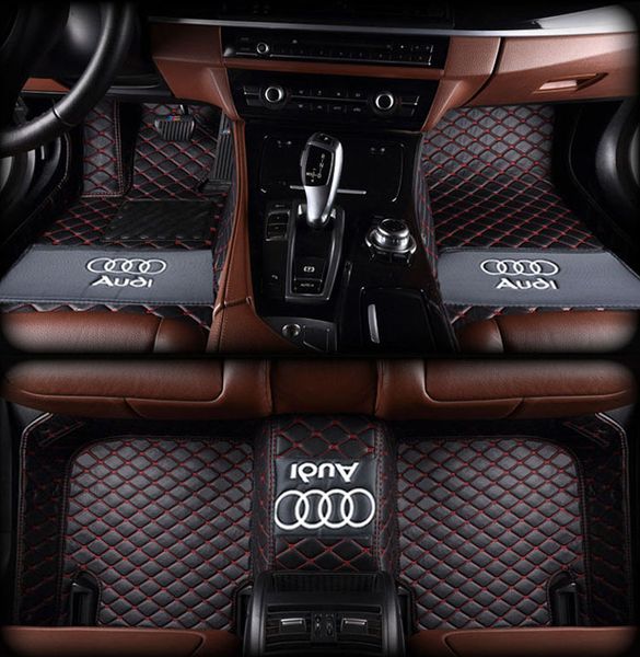 2019 For To Audi A3 2008 2017 Car Mat Anti Skid Pu Interior Waterproof Leather Floor Mat Environmentally Friendly Non Toxic Mat From