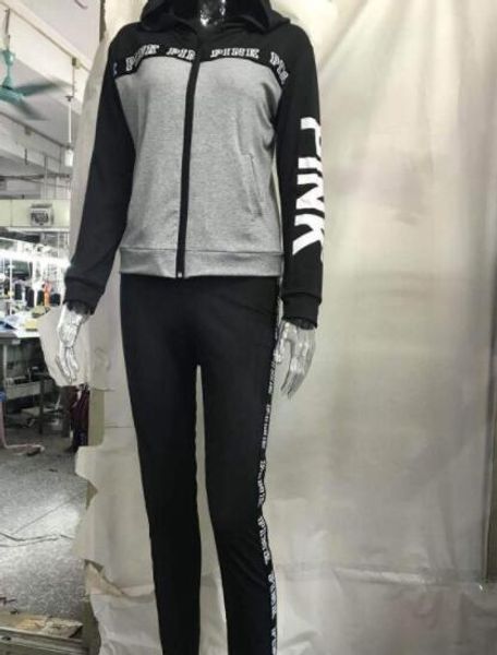 

2019 Новый женский активный комплект спортивные костюмы Толстовки Толстовка + Брюк