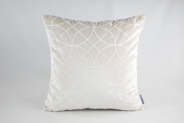 

rams embroidered decorative geometric pillow cushion home decor embroidery