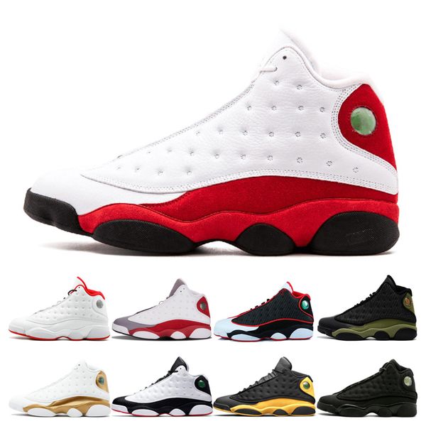 

High Quality 13 Men Basketball Shoes 13s He Got Game DMP Grey Toe History Of Flight bred Chicago Hyper Royal Italy Blue Sneakers