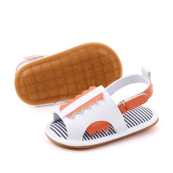 

sandals summer 0-12 months baby non-slip tpr bottom toddler shoes, Black;red