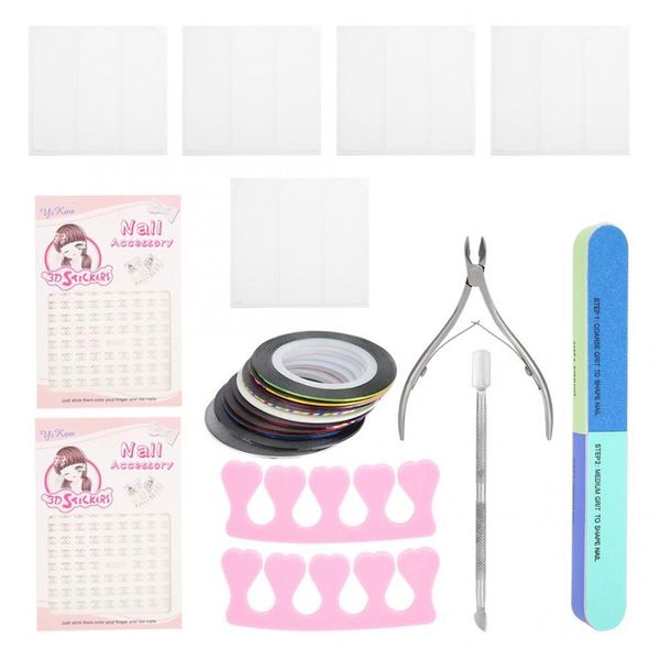 

acrylic nail kit nail extension kit art cullus dead skin removal clipper buffering file manicure foot toe separators