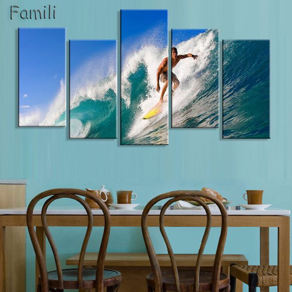 

без рамки 5 панелей печатных цветок орхидеи картина маслом холстины cuadros decoracion стены картина в гостиной современный холст art-02