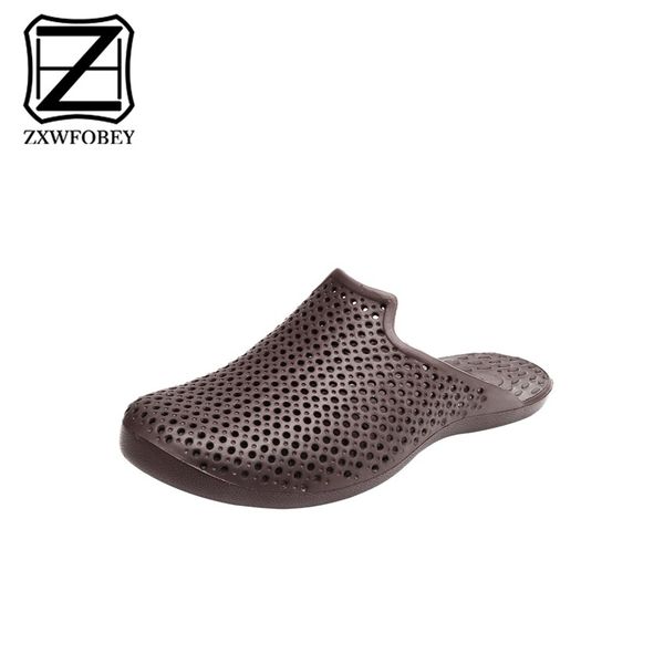 

zxwfobey men's women mules slip on garden shoes fur lined slides indoor 2019 fashion summer slipper, Black