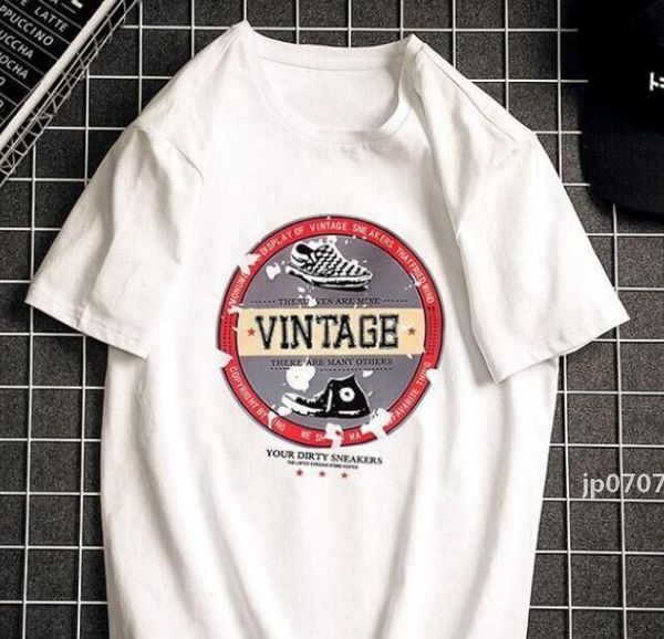 

new summer t shirts for mens tee shirts with letters hip hop shirts short sleeved tshirt for males, White;black