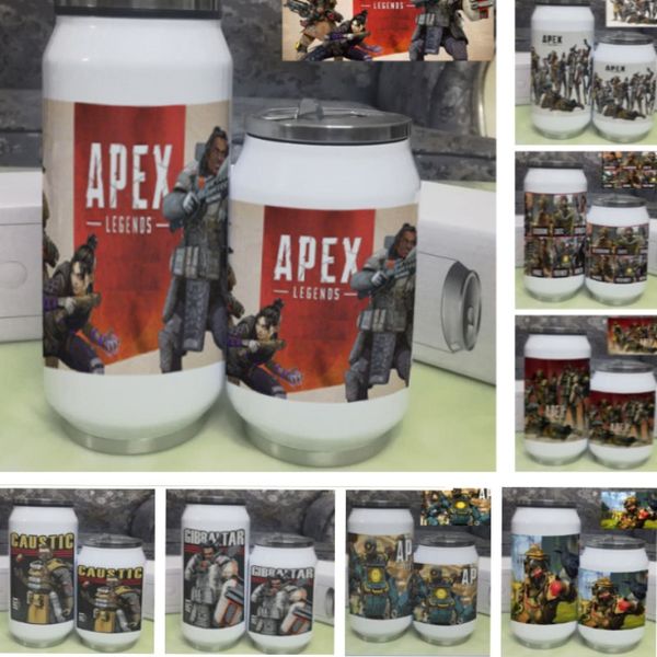 

new apex legends can mug cup 500ml 350ml water bottle stainless steel outdoor vacuum insulated thermos cup gifts dhl an1954