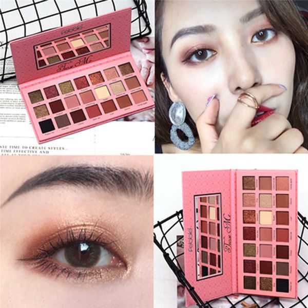 

21 color glitter eyeshadow palette woman shimmer luminous metallic pigmented eye shadow palettes easy to wear maquiagem