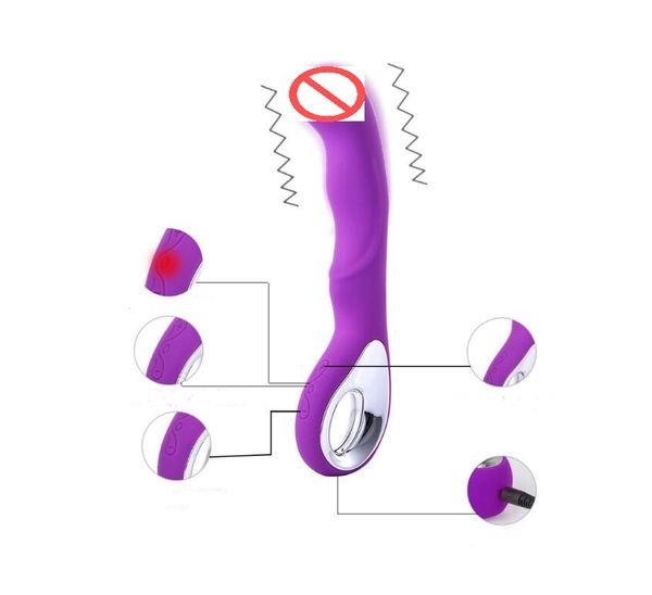 2019 impermeável Feminino Masturbação Vibrador Clit G Spot Massager Dildo adultos produtos para sexo para mulher massageador corpo erótico Sex Toys