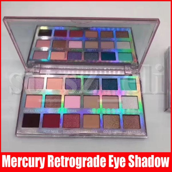 

Новый макияж глаз Меркурий ретроградный 18 цветов тени для век Тени для век красоты составляют Обнаженные мерцание матовые тени