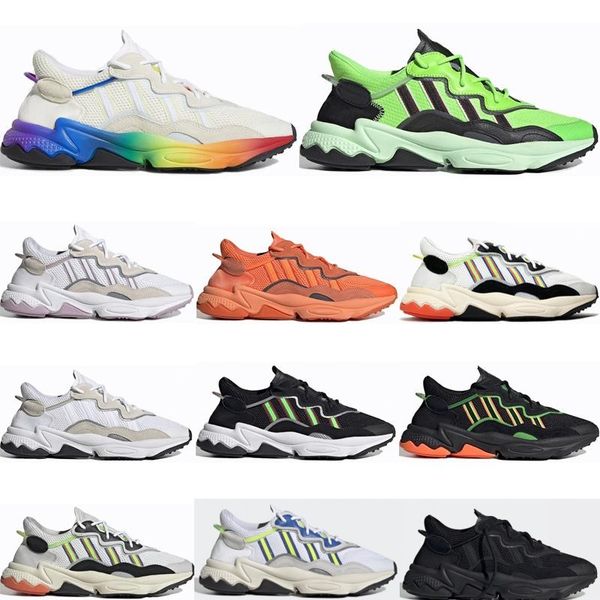

classic pride 3m reflective xeno ozweego for men women casual shoes neon green era pack trainer sports sneakers chaussures 36-45