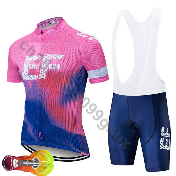 

2020 розовый про туры команды джерси эф задействуя набор велосипедов майо дышащего mtb быстро сухого велосипед одежду ropa ciclismo гель кол, Black;blue